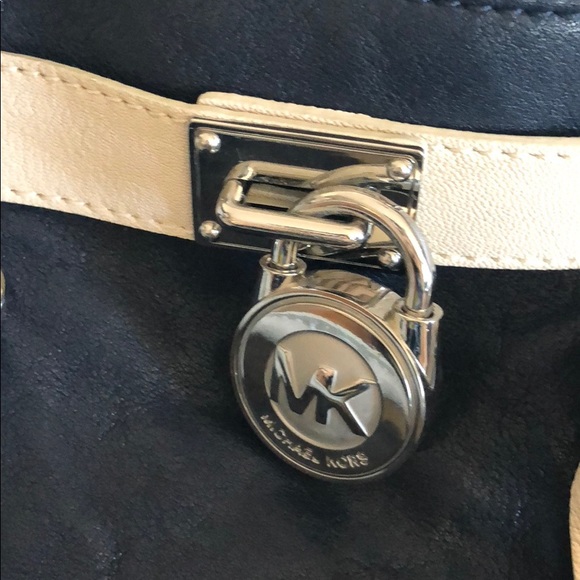 Michael Kors Navy Shoulder/Tote Bag - Picture 5 of 7